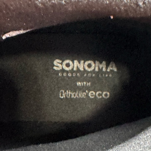 Sonoma Black w/Plaid Women's Hiking Boots Size 9 M Kohl’s Lace Up Ankle  3149 - Picture 4 of 11